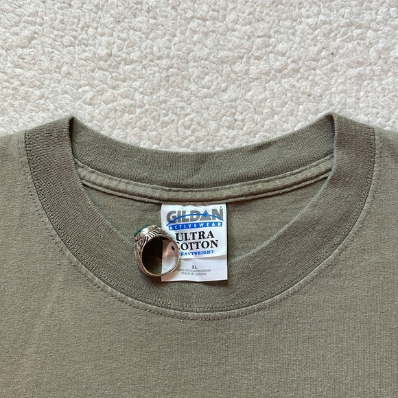 Vintage 90s Wyoming Moose Graphic Tee - Picture 5 of 8